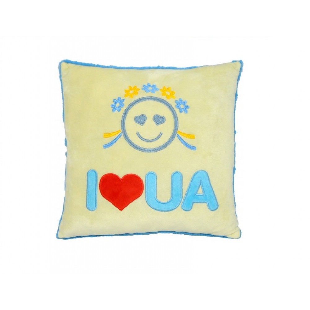 Подушка  I love UA  33*33*11см ПД-0441 ТМ Tigres