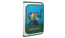 Папка А4 на блискавці  Minecraft  з органайзером 33х23см