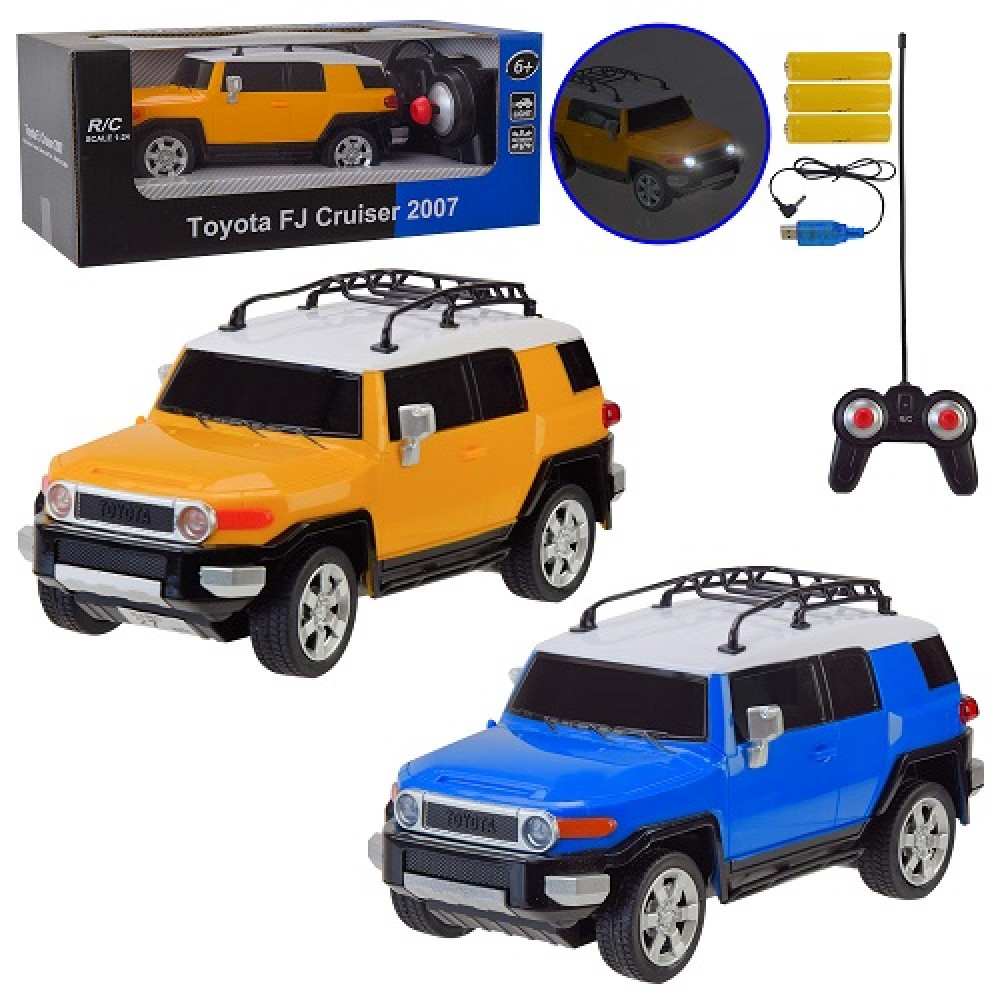 Машини на радіокеруванні 27055 на акум. 1:24 TOYOTA FJ CRUISER в коробці 26.5*14*10.5см