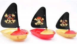 Кораблики  Яхти піратів  3 шт в1 наборі  (арт.5360) 25x14x5 см
