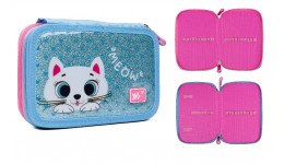 Пенал твердий без наповнення 2-ярусний YES HP-01 Cats 21х13 см