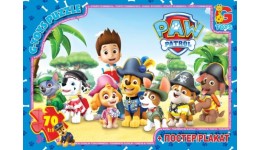 Пазли G-Toys   70 елем Paw Patrol (Щенячий патруль) 823  19*13 5*3 5 см  в коробці+плакат