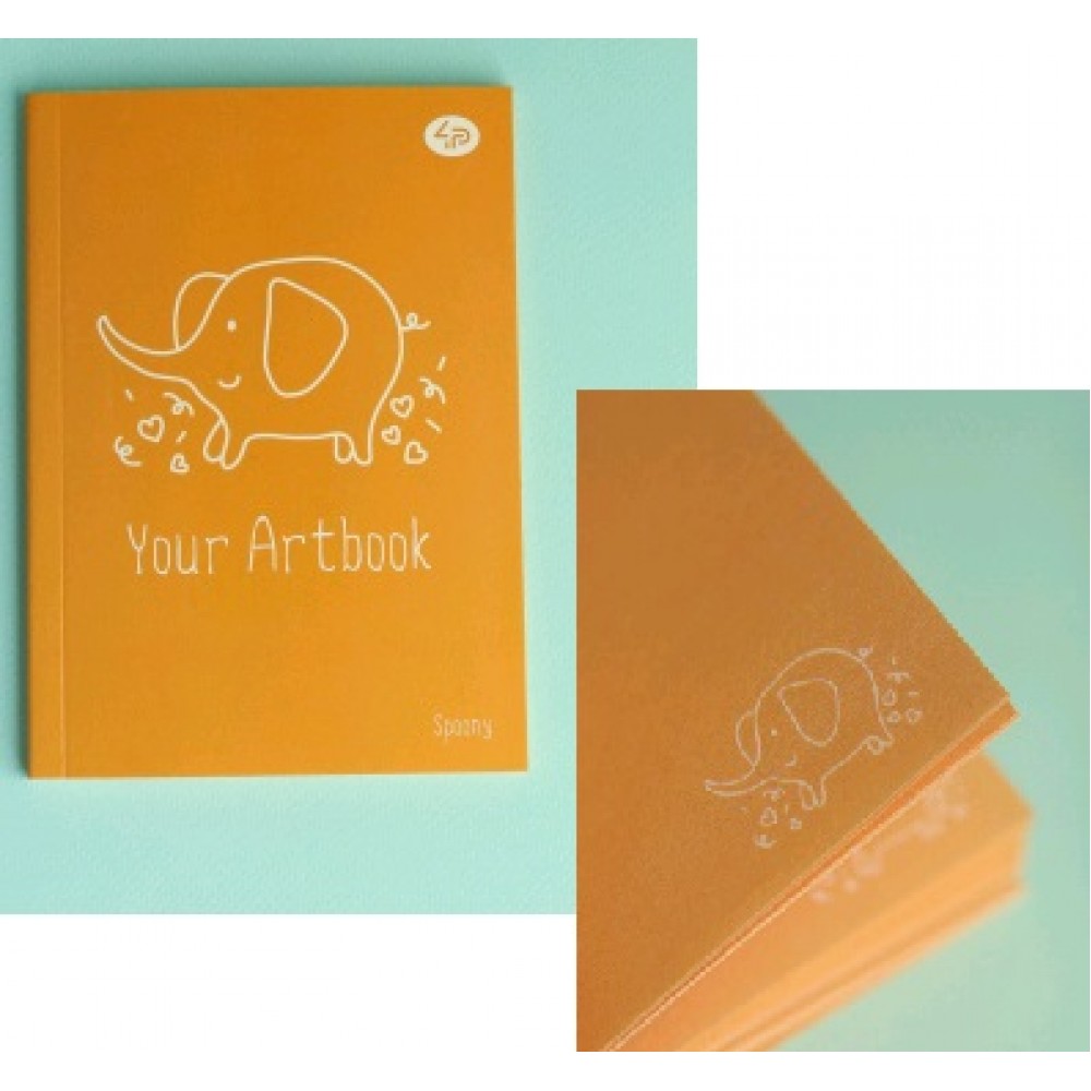 Блокнот А5 PROFIPLAN  64арк Artbook Spoony  elephant (1)