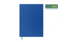 Блокнот А4 BUROMAX 96арк. 24411101-02 OPTIMAL клітинка  синя  бум вініл