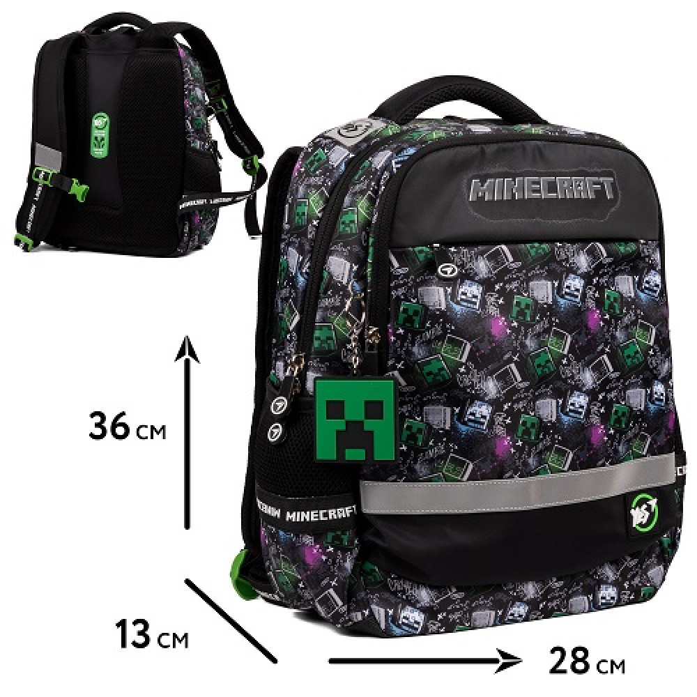 Рюкзак YES S-52 Ergo Minecraft розмір 36х28х13 см