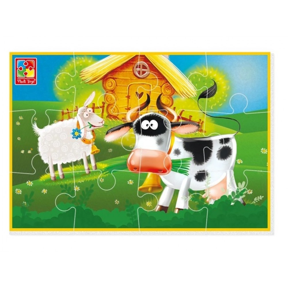 М`які пазли 1103-97 А5 Малюк зможе  Ферма  (Vladi Toys)