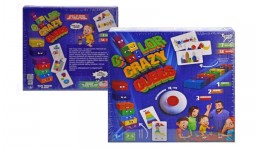 Гра карткова  Color Crazy Cubes  (1/10) Сімейна гра ТМ Danko Toys