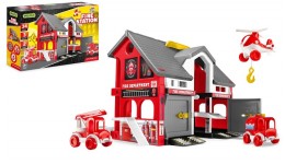 Паркінг Пожежна станція Play house з набором транспорту 25410 в коробці 39.5х59х15 см
