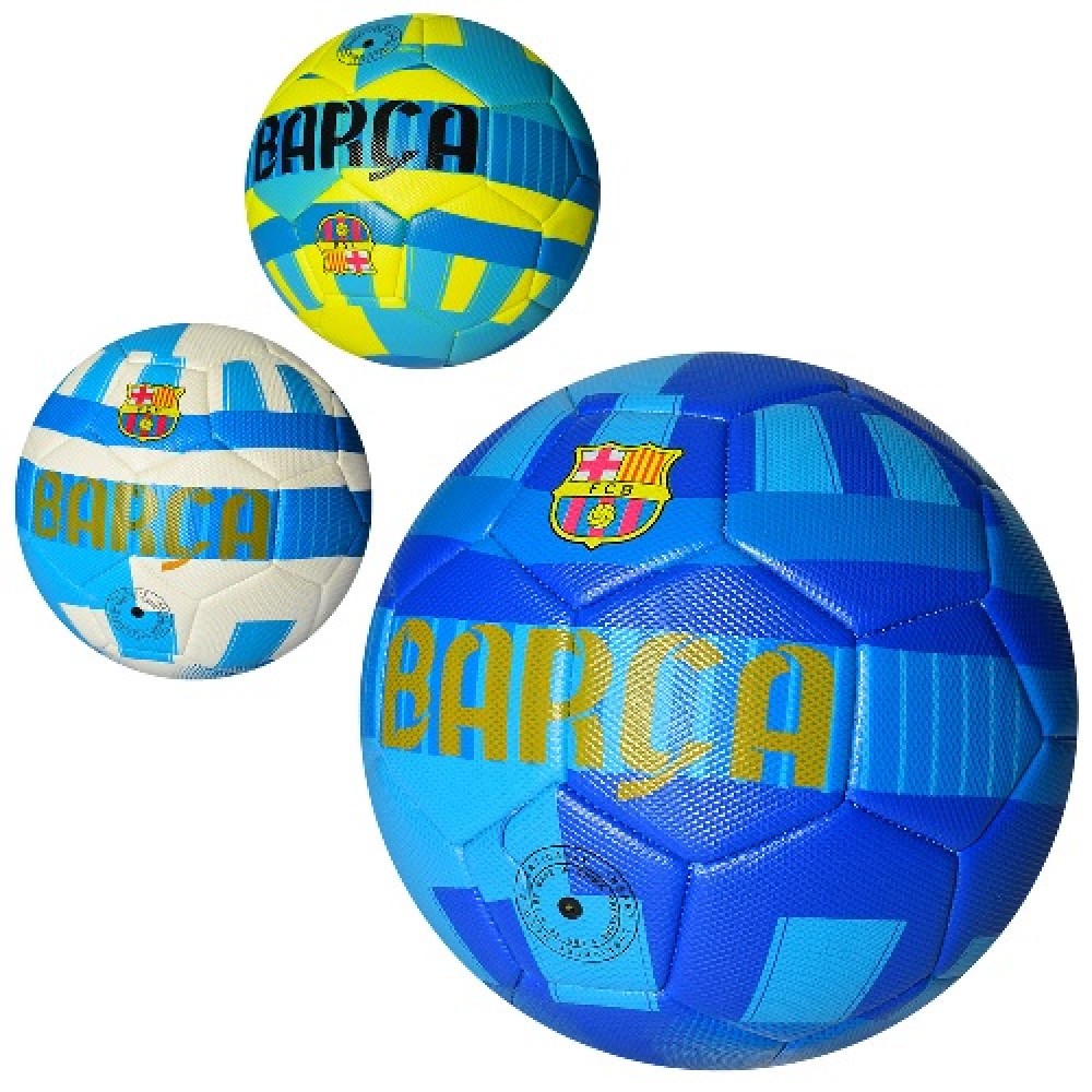 М`яч футбольний MS 2264 розмір 5  PU  320-340г  3 кольори (клуб)  у пакеті