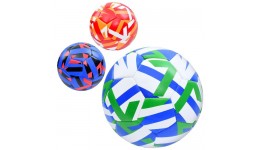М'яч футбольний EV-3392 розмір 5  ПУ 3 5мм  400-420г  3 кольори  в пакеті