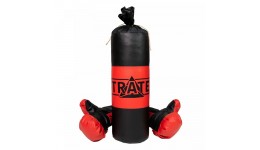 Боксерський набір NEW Strateg 2074 червоно-чорний Малий 40х14 см