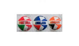 М'яч футбольний 2500-272-1 розмір 5 ПУ1 4мм  ручна робота  32 панелі  400-420г  3 види (країни)