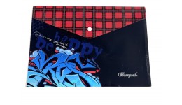 Папка-конверт на кнопці А4+ Р0207 160 мкм 33x23.5 cм 10 шт. в упаковці