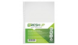 Файл А4+ Fresh Up FR-20100 глянець 100мкм з перфорацією на 11 отворів (20 шт/уп) (1/50)