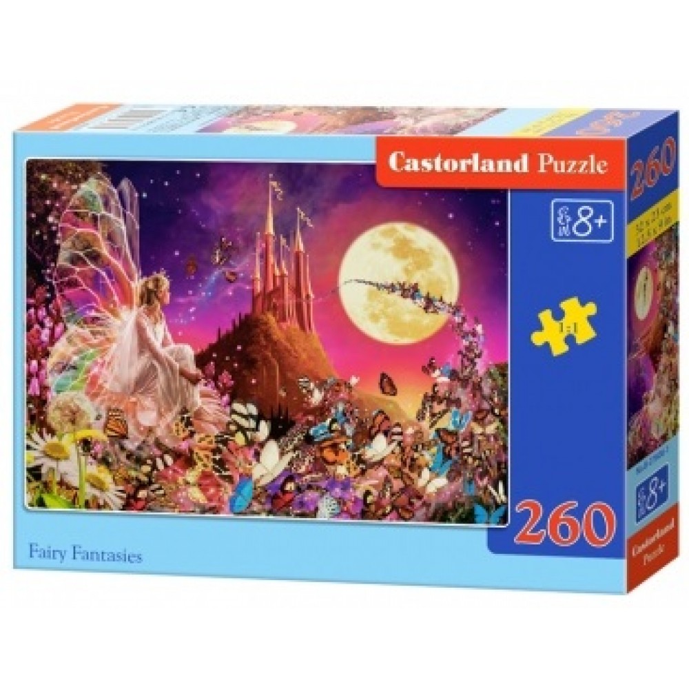 Пазл Касторленд  260 (27606) Фантазійний світ фей  32*23 см