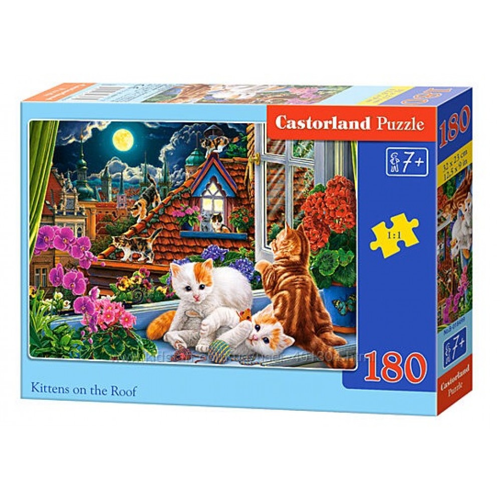 Пазл Касторленд 180(499) Милі кошенята  32*23 см