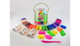 Тісто для ліпки  Master Do  22 кольори (у банці+формочки) ТМ Danko toys