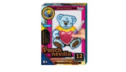 Килимова вишивка 01-06 Punch needle Ведмедик  ТМ Danko toys(рос.мова на упаковці)