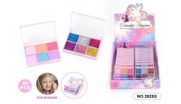 Косметика набір тіней 2 вида 2625G 20шт. в коробці 21.5*8.5*17 см