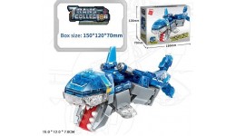 Конструктор Qman 2 в 1 41209 Trans collector-Wave Frightener Shark 148дет.в коробці 15х7х12