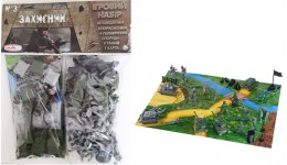 Армія Солдатики  Захисник  №3  1-044 ТМ MASTERPLAY (81 елемент) 285*350см (упаковака укр.мовою)