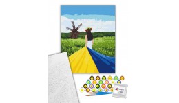Картина  по номерах  Дорога додому  10344-AC 40*50 см  2 пензл.+23 акрил.фарб  4 рів.скл