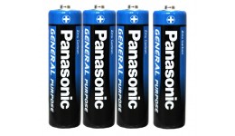 Батарейка PANASONIC GENERAL Purpose AAA/R03 (S4) (4/60/1200)