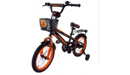 Велосипед 2-х колісний 16 241606 Like2bike Dark Rider Чорно-помаранчевий ручне гальмо кошик