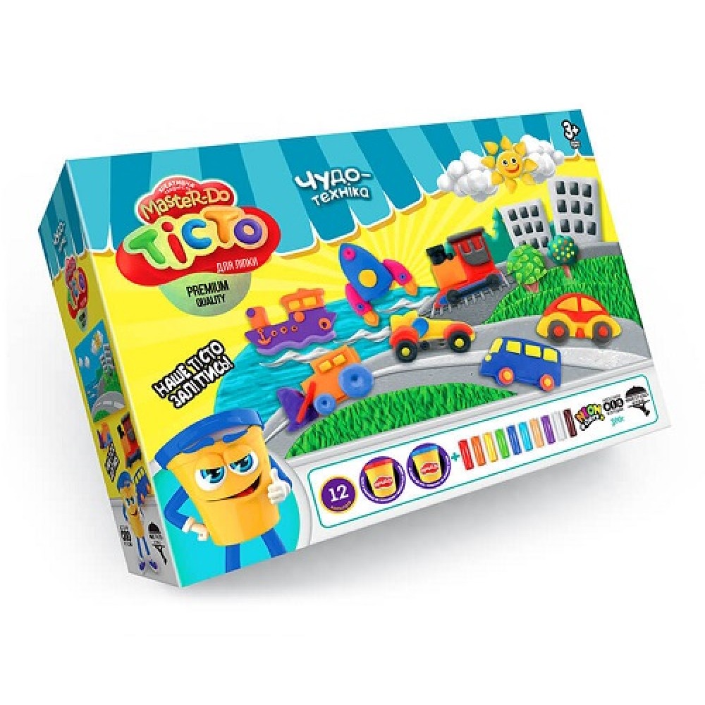 Тісто для ліпки  Master Do 07-02 Чудо-техніка 4 теми (у) ТМ Danko toys
