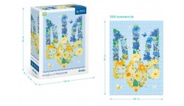 Пазл  300 ел 300588 Квітучий тризуб розмір зібраного пазла 39х28 см в коробці р.24х5х18 (dodo)