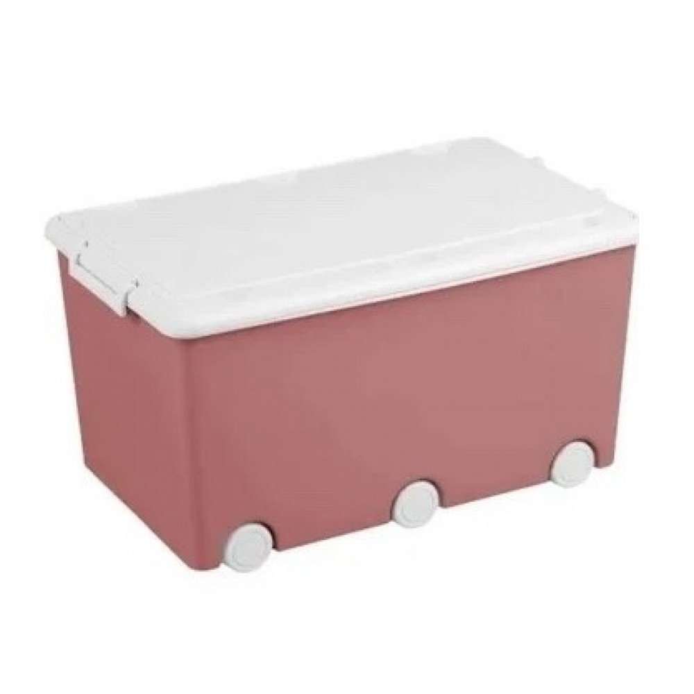 Ящик для іграшок  скриня Tega Baby (Рожевий) р.58*38*33см (48 літрів)