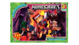 Пазли G-Toys  117 елем із серії   Minecraft  (Майнкрафт) 13.5х19.5 см
