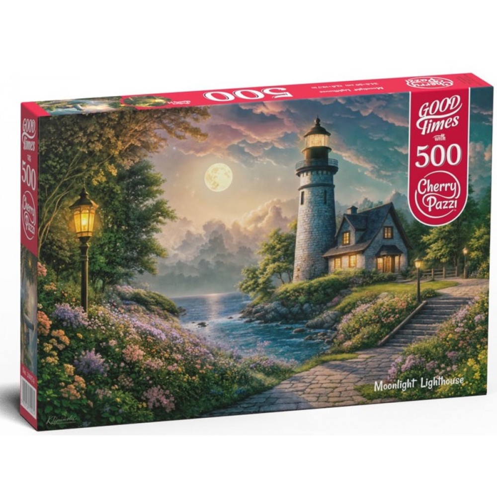 Пазл CherryPazzi 500 (20074) Маяк під Місяцем 50х34.5см