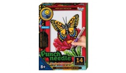 Килимова вишивка 01-08 Punch needle Метелик  ТМ Danko toys(рос.мова на упаковці)