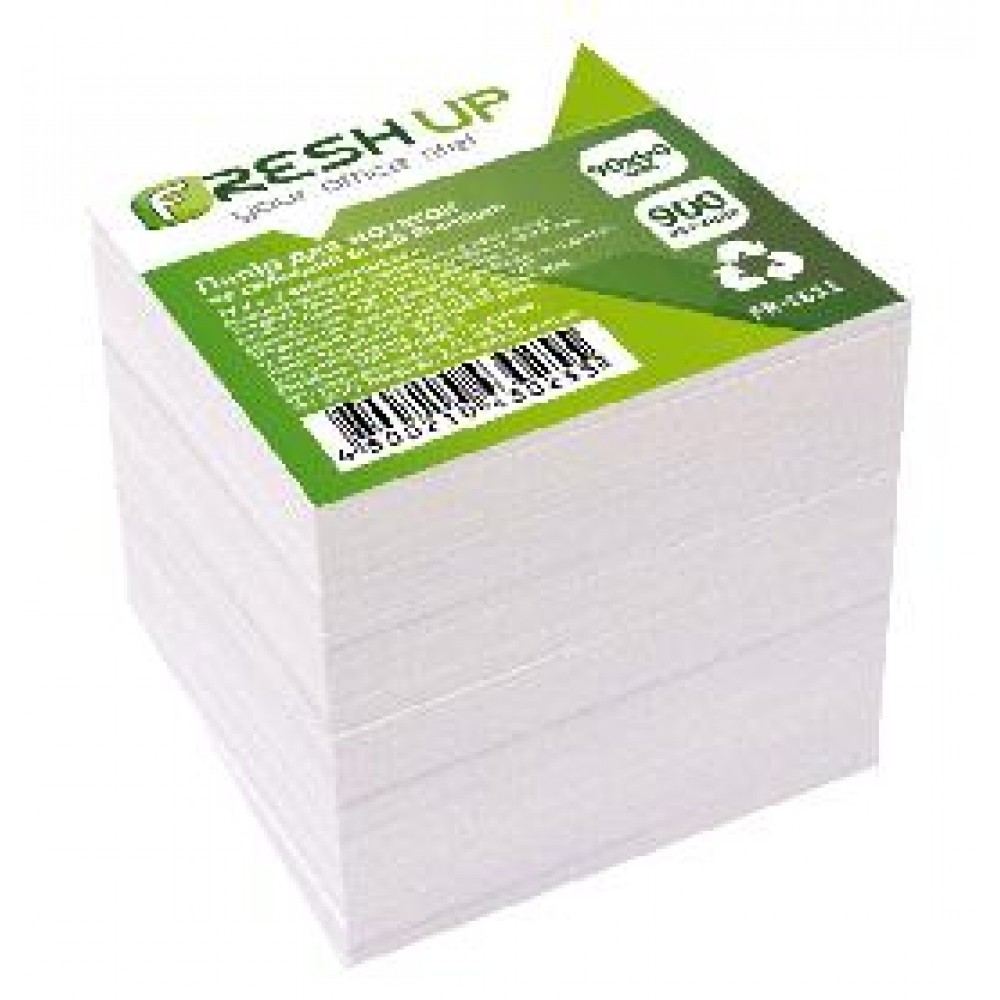 Блок паперу Fresh Up FR-1611 для нотаток білий не клеєний ПРЕМІУМ 90х90х900арк (1/36)