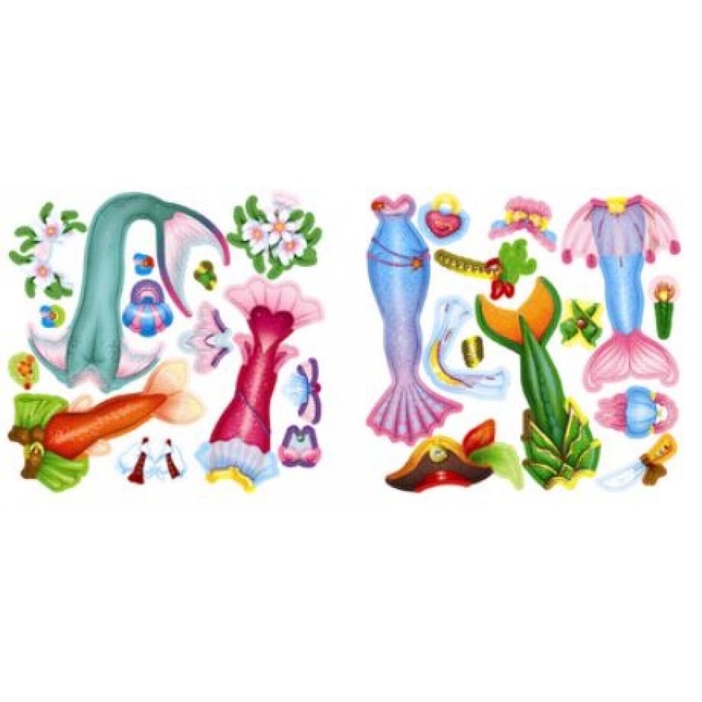 Модна майстерня: Русалонька (одягни ляльку) (у) КБ 24*23   8 ст