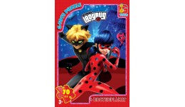 Пазли G-Toys   70 елем Леді Баг 1002  19*13 5*3 5 см  в коробці+плакат