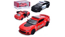 Машинка метал KINSMART KT5399WPR метал  інерц-я  12см  відч  двері  2 види (поліція  пожежна)