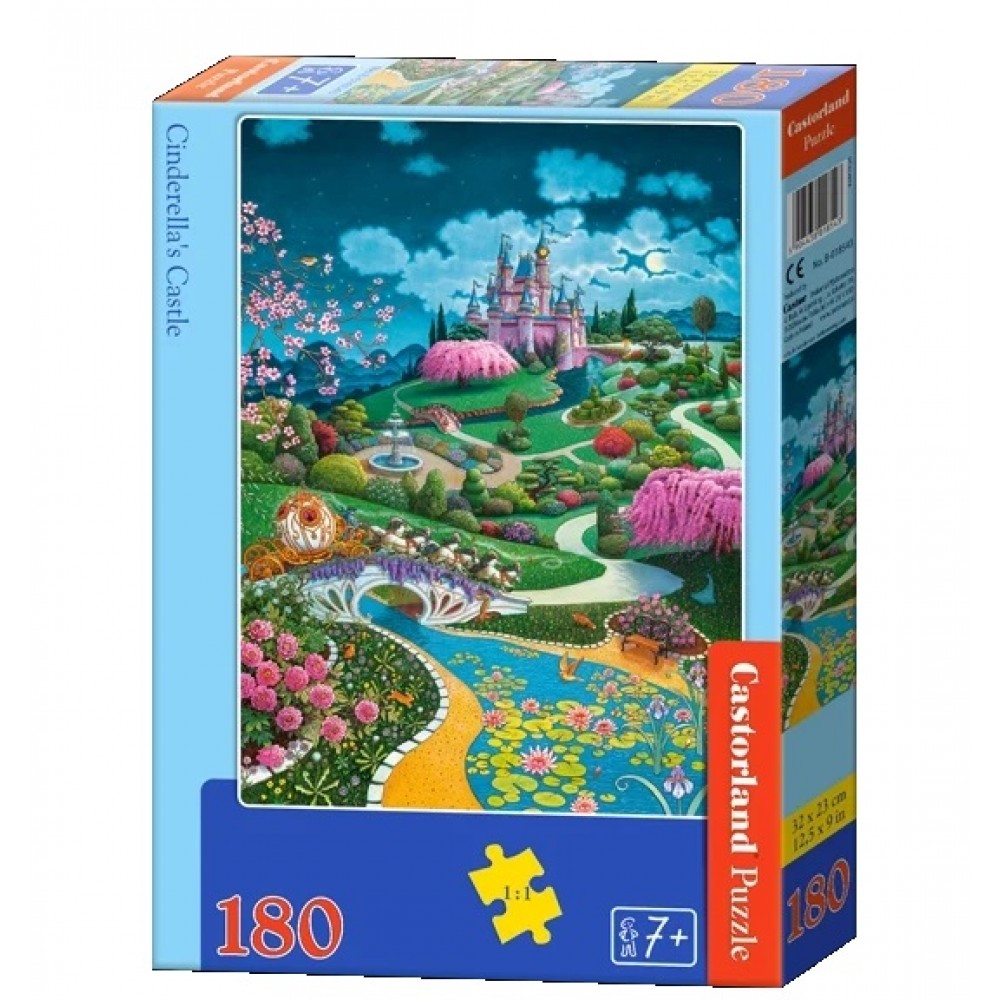 Пазл Касторленд 180(543) Замок пепелюшки  32*23 см