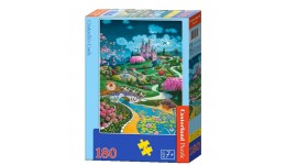 Пазл Касторленд 180(543) Замок пепелюшки  32*23 см