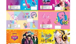 Зошит 12 клітинка  Тверда 31104 K-POP  ТЕТРАДА (25 штук в упаковці)
