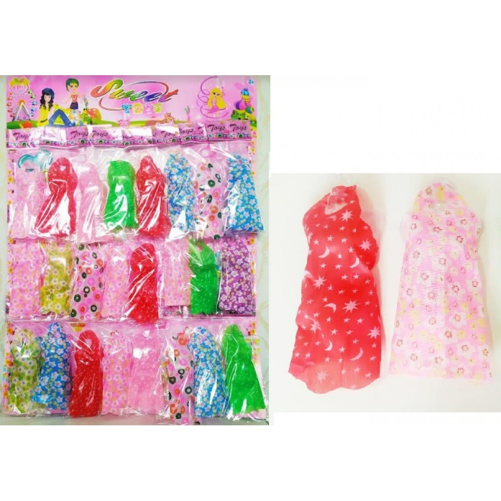 Одяг для ляльки 2008A-1 (ціна за 1 шт.) 24 шт. на листі 56*4*47 см