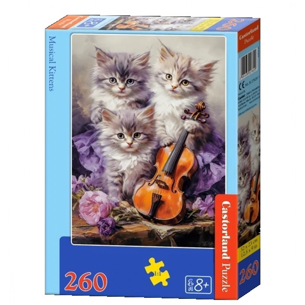 Пазл Касторленд  260 (27613) Музичні кошенята 32х23 см