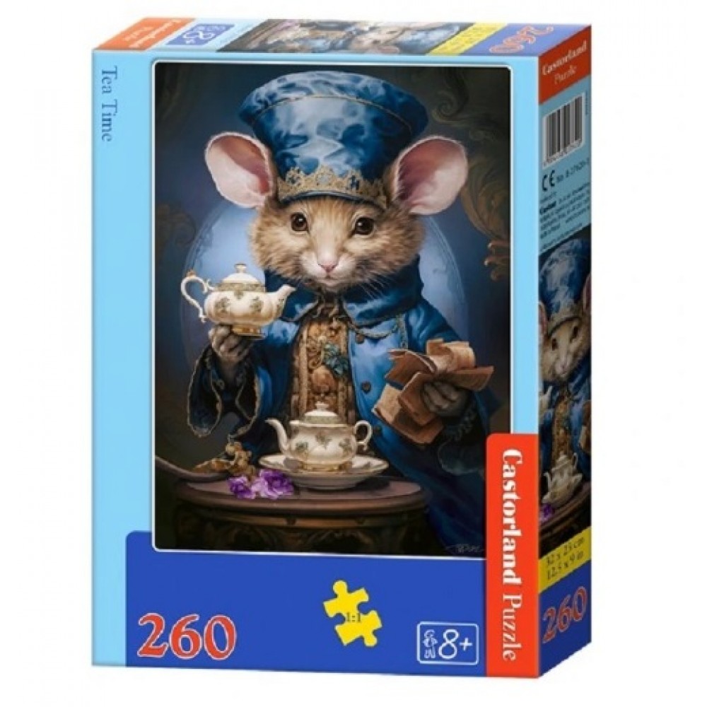 Пазл Касторленд  260 (27620) Час пити чай 32х23 см