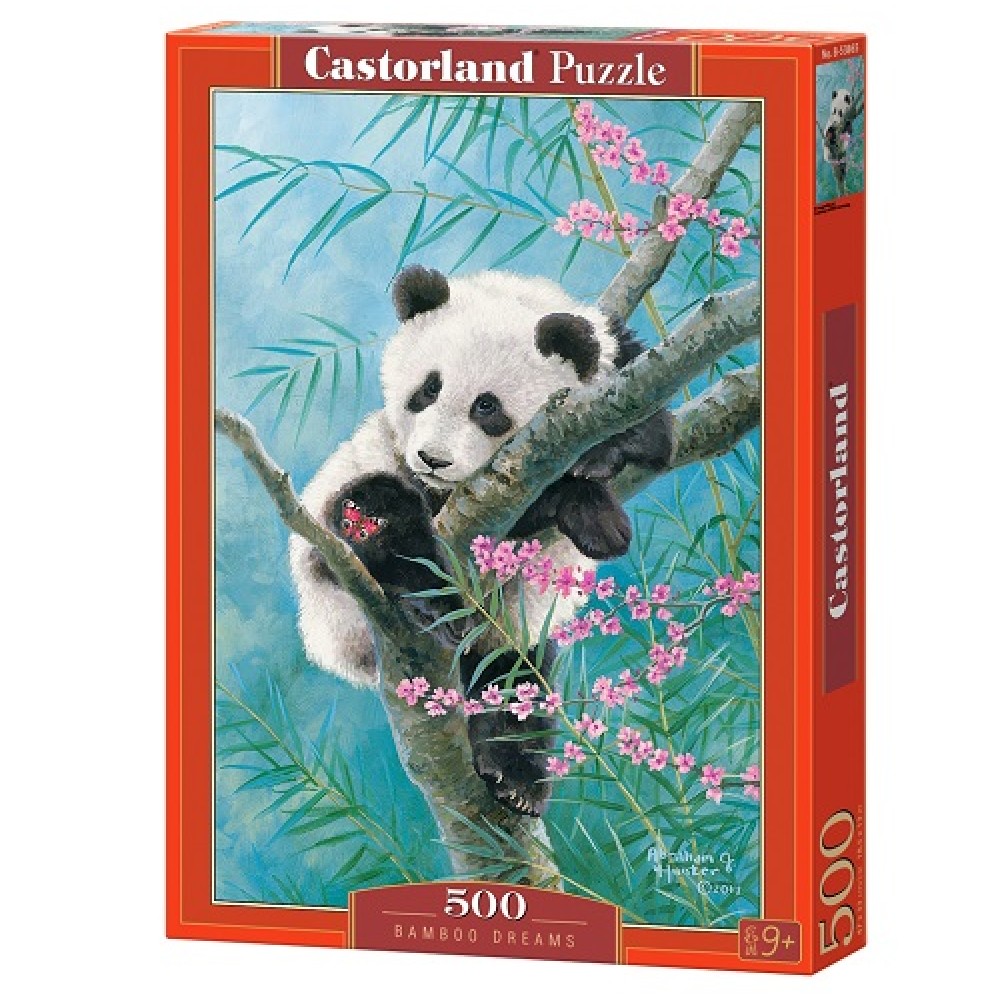 Пазл Касторленд  500 (3865) Панда на бамбуці 32.5х22.5 см