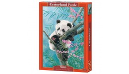 Пазл Касторленд  500 (3865) Панда на бамбуці 32.5х22.5 см