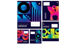 Зошит 96 клітинка  Тверда 51706 Creative design ТЕТРАДА  (10 штук в упаковці)