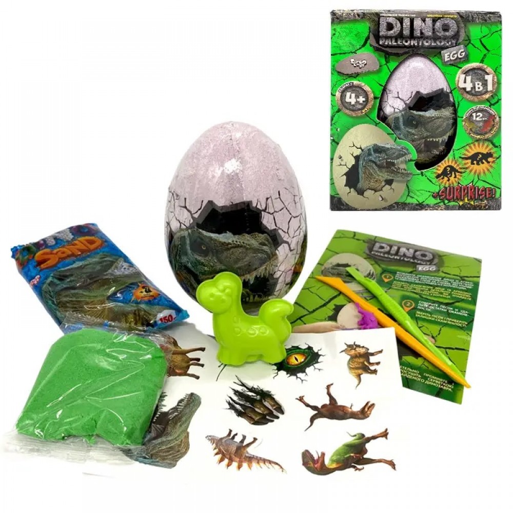 Яйце з набором для творчості  Dino Paleontology. EGG  4 в 1 в коробці 40*6*28.5 см ДТ