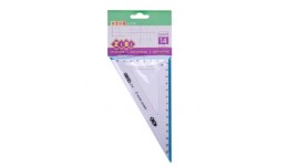 Трикутник Zibi 5622-14 з блакитною смужкою 14см  90°/60° (1/48)