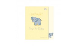 Блокнот А6 PROFIPLAN  48арк.  Artbook  elephant   термоклей  м`яка обкл. (1)